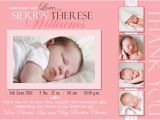 Baby Birth Party Invitation Thank You Cards for Baby Birth Baptism Birthday with