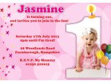 Baby First Birthday Invitation Card Matter 1st Birthday Invitations Girl Free Template Baby Girl S