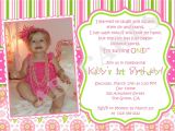 Baby First Birthday Invitation Card Matter First Birthday Invitation Wording