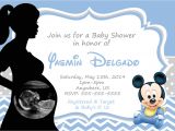 Baby Mickey Shower Invitations Blank Mickey Mouse Baby Shower Invitations