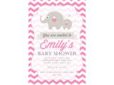 Baby Shower Invitation Details Cute Elephant Baby Shower Invitation – Li Designs