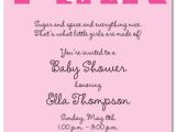 Baby Shower Invitation Ideas for Girls Baby Shower Invitation Wording for A Girl