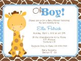 Baby Shower Invitations Giraffe theme Giraffe Baby Shower Invitation Baby Sprinkle Diy Print Your