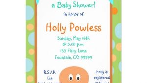Baby Shower Invitations In Honor Of Undersea2 Its Time fora Baby Shower In Honor Custom