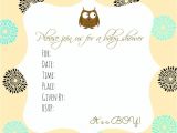 Baby Shower Invitations Owls Printable Free Printable Owl Baby Shower Invitations Dolanpedia