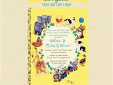 Baby Shower Invitations Storybook theme Storybook Baby Shower Invites