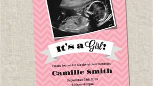 Baby Shower Invitations with Ultrasound Ultrasound Baby Shower Invitation Girl or Boy sonogram Baby