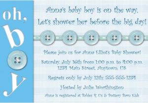 Baby Shower Invitations Wording for Boys Homemade Baby Shower Invitations