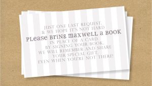 Baby Shower Invite Wording Bring A Book Baby Shower Bring A Book Insert Vintage Baby by Henandco