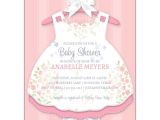 Baby Shower Invites Girl Baby Girl Dress Invitations