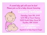 Baby Shower Magnet Invitations Baby Girl Pink Baby Shower Magnetic Invitation