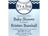 Baby Shower Magnet Invitations Baseball Blue Chevron Its A Boy Baby Shower Magnetic
