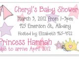 Baby Shower Magnet Invitations Princess theme Baby Shower Invitation Magnets and Cards