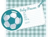 Baby Shower soccer Invitations soccer Baby Shower Invite Card Stock Vector Image