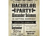 Bachelor Party Invite Sayings Vintage Country Bachelor Party Invitation