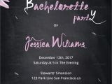 Bachelorette Party Invitation Templates Microsoft Chalkboard Bachelorette Party Invitation Design Template