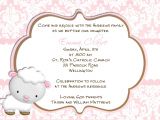 Baptism Invitation Wording In Spanish Catholic Baptism Invitations In Spanish Wording for Baptism