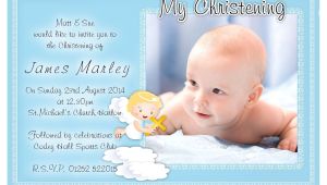Baptism Invitations Postcard Style Free Christening Invitation Template