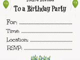 Basic Birthday Invitations 10 Simple Birthday Party Invitations Design