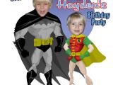 Batman and Robin Birthday Invitations Batman Personalized Birthday Invitations Party