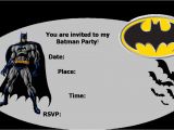 Batman Birthday Invites Free Printables Batman Party Invitations Template