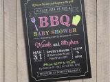 Bbq Baby Shower Invites Baby Shower Bbq Invitation Bbq Baby Invitations Bbq Baby