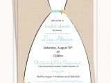 Beachy Bridal Shower Invitations Beach Bridal Shower Invitations Linen Dress