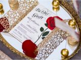 Beauty and the Beast Inspired Wedding Invitations top 5 Beauty and the Beast Wedding Invitations Be Our Guest