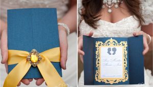 Beauty and the Beast Inspired Wedding Invitations Weddingblvd Disney Wedding Beauty the Beast