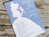 Beauty and the Beast Wedding Invitations Disney Beauty and the Beast Belle Bridal Shower Invitation
