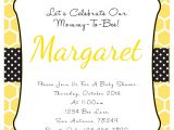 Bee Baby Shower Invites Bumble Bee Baby Shower Invitation