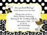 Bee Baby Shower Invites Bumble Bee Baby Shower Invitations Digital or by Noteablechic