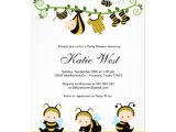 Bee Baby Shower Invites Personalized Bumble Bee Baby Invitations