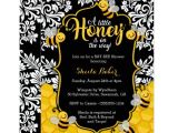 Bee themed Baby Shower Invites Little Honey Bee themed Baby Shower Invitation