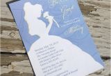 Belle Bridal Shower Invitations Disney Beauty and the Beast Belle Bridal Shower