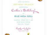 Birthday Brunch Invitations Glitter Sunday Funday Invitation