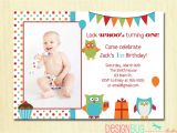 Birthday Invitation Cards for 1 Year Old Boy Owl Birthday Boy Invitation First Birthday 1 2 3