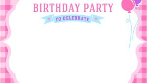 Birthday Invitation Template for Girl Free Girls Birthday Invitation Printables Mama Walker