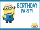 Birthday Invitation Template Minions Fun Minion Party Ideas for A Birthday Fun Squared