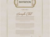 Birthday Invitation Templates Corel Corel Draw Invitation Card Template Free Vector Download