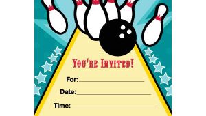 Birthday Party Invitation Template Bowling 7 Best Bowling 12 Images On Pinterest Birthdays