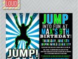 Birthday Party Invitation Template Trampoline Trampoline Birthday Party Invites Nk99