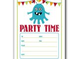 Birthday Party Invitations Template Free Birthday Party Invitation Templates for Word