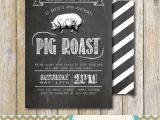 Birthday Pig Roast Invitations Pig Roast Party Invitation Birthday House Warming Couples