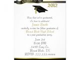 Black and Gold Graduation Party Invitations Black and Gold Custom Graduation Party Invitation 5 Quot X 7