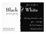 Black and White Cocktail Party Invitations Black and White theme Party Invitation 13 Cm X 18 Cm