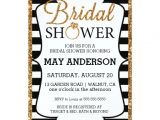 Black White and Gold Bridal Shower Invitations Black&white Gold Glitter Bridal Shower Invitation