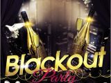 Blackout Party Invitations Flyer Psd Template Blackout Party Cover Gfx
