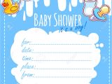 Blank Baby Boy Shower Invites theme Blank Baby Shower Invitation