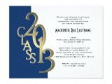 Blue and Gold Graduation Invitations Blue and Gold 2013 Graduation Invitation Zazzle